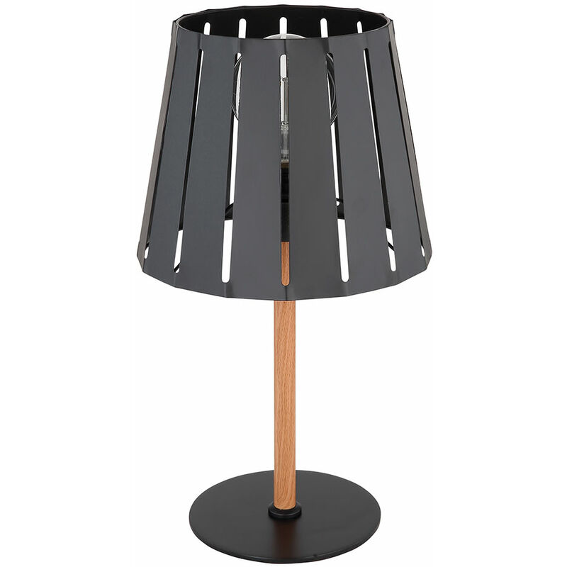 Lampada da tavolo, nera, lampada da lettura
