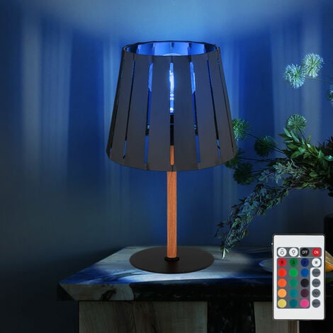 Lampada da tavolo a led moderna design nero TR148