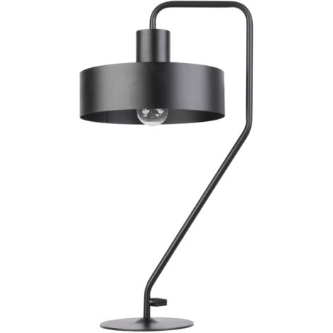 Lampada da tavolo nera loft Vasco E27 15W Sigma Lighting