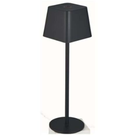 Lampada Da Tavolo Nera Ricar. Ash 1.5W