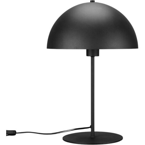 Lampada da tavolo NOLA nera metallo E27 Trio 506290132