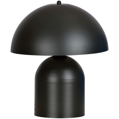 Lampada Da Tavolo Nordica Danu 1 Luce In Acciaio Nero