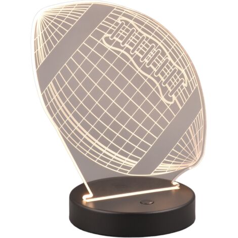 Lampada da tavolo notturna Football LED RGBW 3W 250lm RL