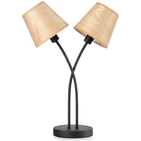 lampada da tavolo onli "grande asia" 2 luci, e14
