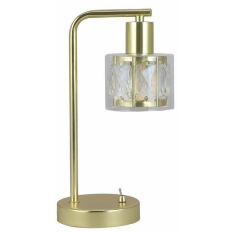 Lampada da tavolo oro glamour Elmo 1xE14 40W Reality