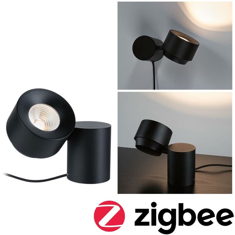 Image of Lampada da tavolo Pane Puric Smart Home Zigbee 2700K 300lm 3W Nero