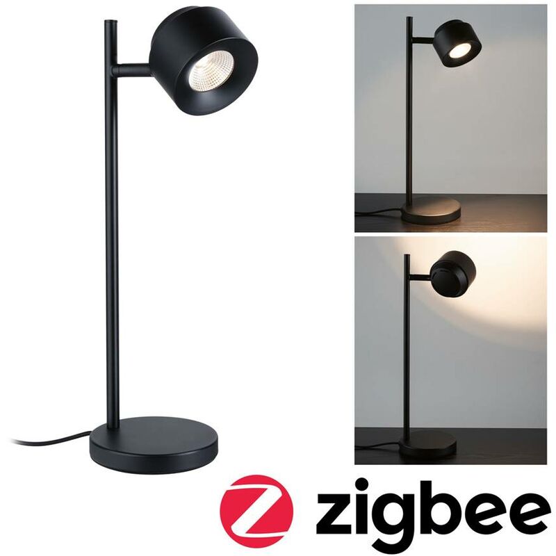 Image of Lampada da tavolo Pane Puric Smart Home Zigbee 2700K 400lm 4,5 w Nero