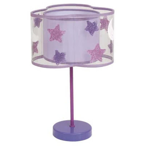 Lampada da tavolo per bambini astros orange 1xe14 (35x22)