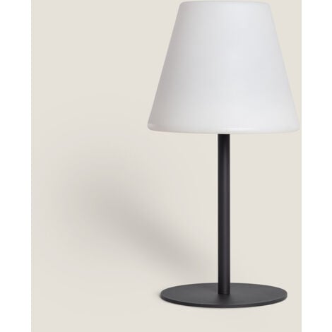 Lampada da Tavolo per Esterni LED Solare Alluminio Larso 3000K Bianco Caldo