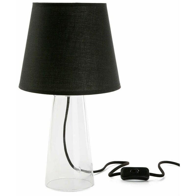 Image of Lampada da tavolo per scrivania arredo casa base in cristallo moderno