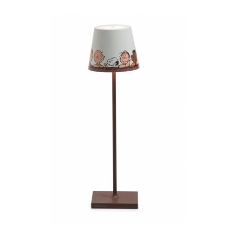 Lampada da Tavolo Poldina Pro Peanuts - Together ricaricabile e dimmerabile con batteria fino a 12 ore. Per uso esterno IP65