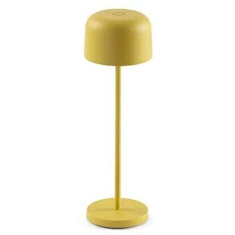 Lampada da tavolo portatile MAVIS gialla 3W touch IP54 71925