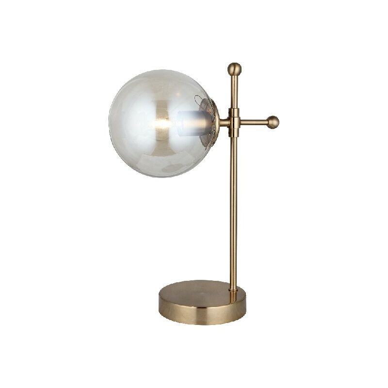 Image of Lampada da Tavolo Potenza, Metallo, Oro, 15x31x43 cm