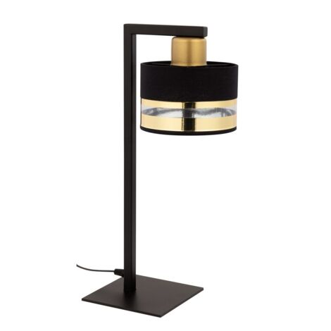 Lampada da tavolo Pro moderna nero-oro E27 Sigma Lighting