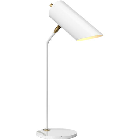 Lampada da tavolo Quinto bianca ottone E27 8W Elstead