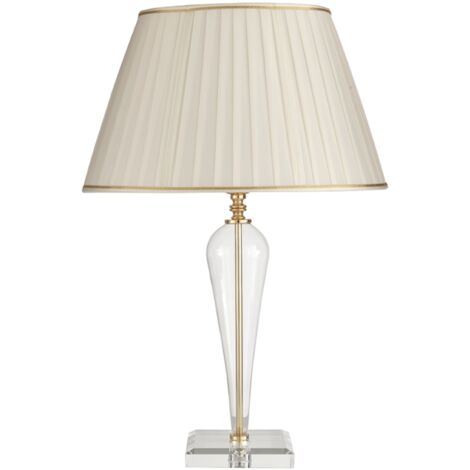 Lampada da tavolo RAVEL 40x63 cm in vetro lavorato a mano Oro