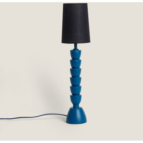 Lampada da Tavolo Resina Darian Azzurro