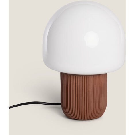 Lampada da Tavolo Resina Nacune Marrone