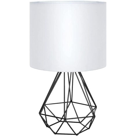 Lampada da Tavolo Retro Industriale in Acciaio AIGOSTAR - Attacco E14