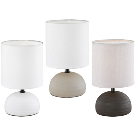 Lampada da tavolo RL LUCI bianca ceramica E14 23cm