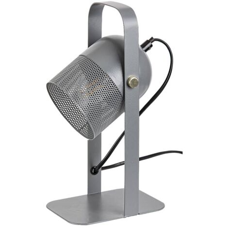 Lampada da tavolo Ronnie Metal Grey E14 1x Max 25W H: 28,5 cm L: 15 cm Ø10 cm