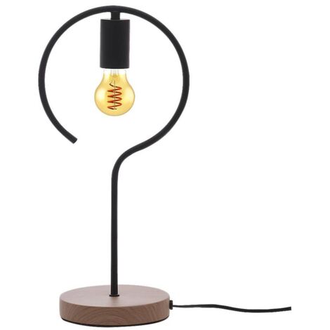 Lampada da tavolo Rufin Metal Beech E27 1x Max 40W H: 42 cm L: 20 cm
