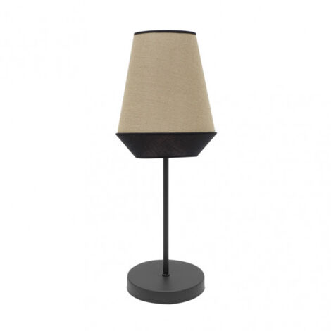 Lampada da tavolo Saco/nero modello Campana 1xE14 FABRILAMP