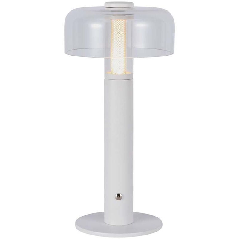 Image of V-tac - Lampade da Tavolo Lampada led da Tavolo 1W Colore Bianco e Bianco Trasparente Ricaricabile con usb c Touch Dimmerabile 3000K