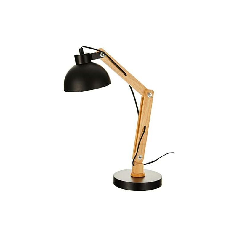 Lampada da tavolo Architect e27 nera edm