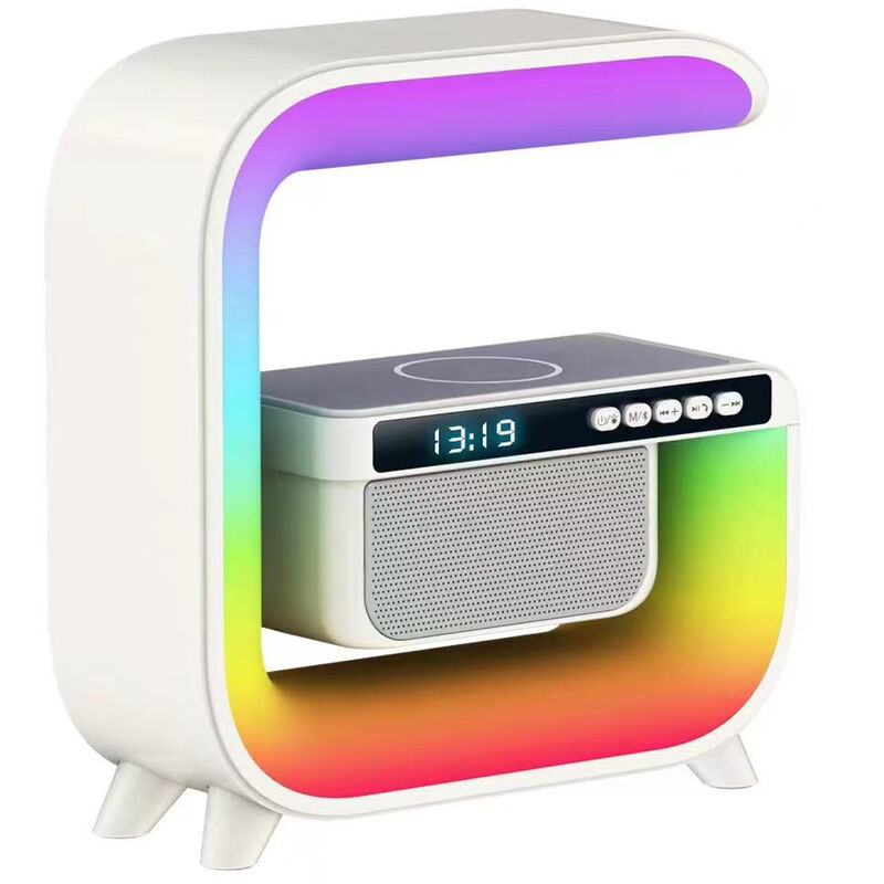Image of Lampada Led rgb Bluetooth cassa Speaker con ricarica wireless radio G3