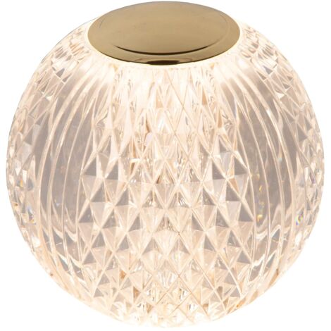 Lampada da tavolo sfera glamour 11 cm LED 2W Lucide
