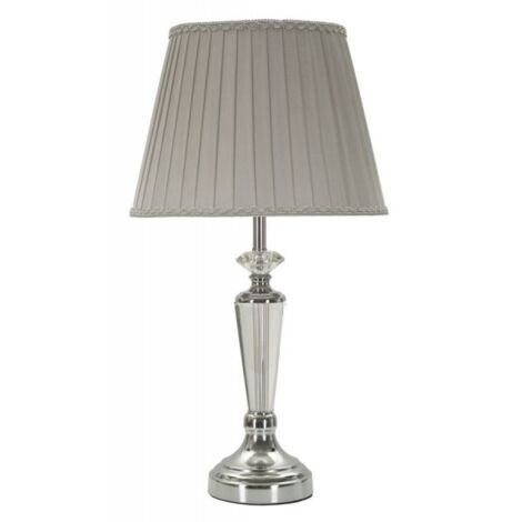 LAMPADA DA TAVOLO SILVERY CM Ø 30X56
