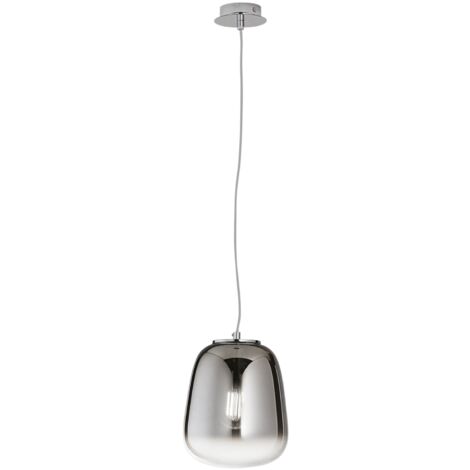 "Lampada da tavolo SMOKE in vetro grigio gumè 20 cm."