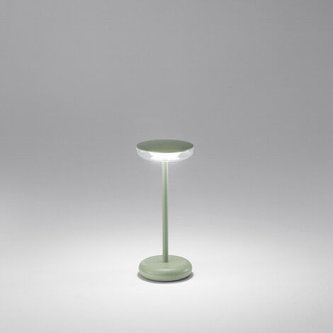 Lampada da tavolo Soap LED 2W 188LM 3000K ricaricabile a batterie colore verde salvia