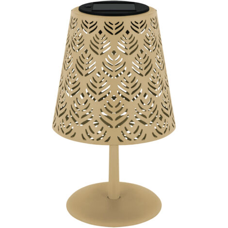 Lampada da tavolo solare LED 0,2W beige IP44 LUDA Struhm