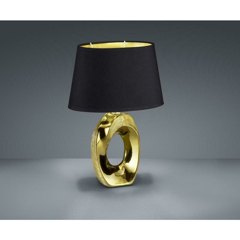 Image of Trio Lighting - italia lampada da tavolo taba piccola attacco e14 colore nero r50511079
