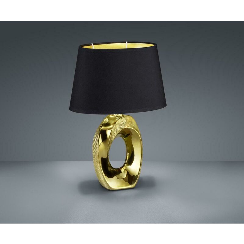 Image of Trio lighting italia lampada da tavolo taba piccola attacco e14 colore nero r50511079