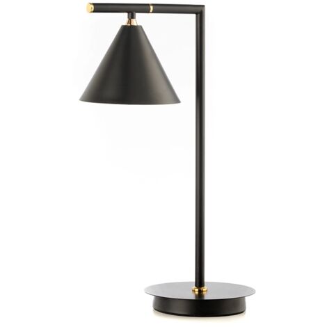 lampada da tavolo "taka" nero, e27