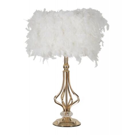 LAMPADA DA TAVOLO TARTY BIANCA CM Ø 25X54