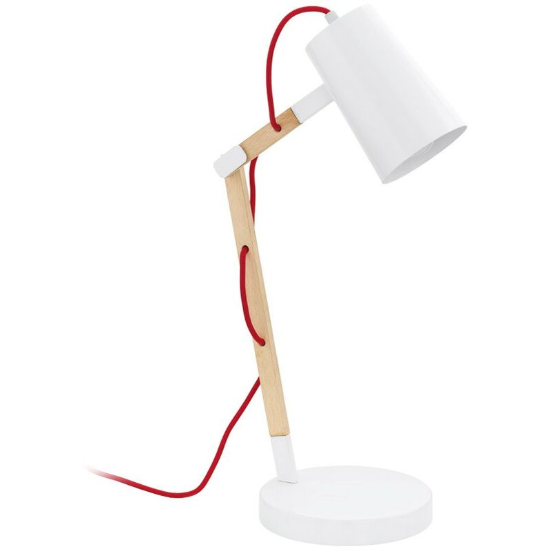 Eglo - Lampada da tavolo Torona bianco, natura