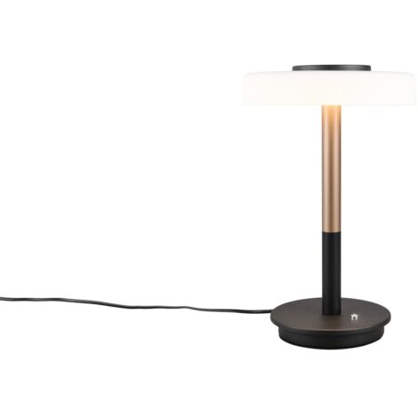 Lampada da tavolo Trio Celeste vetro bianco LED 10W
