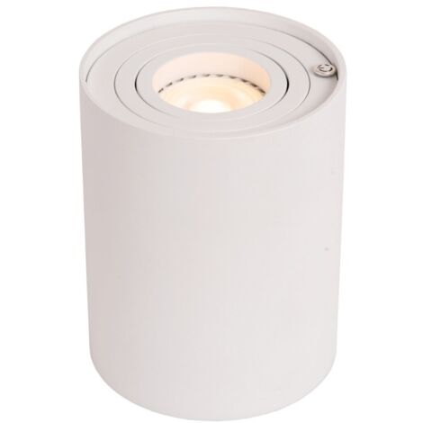 Lampada da tavolo tubo moderna bianca GU10 touch Lucide