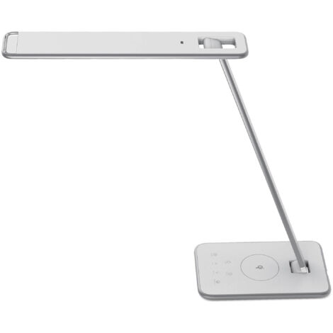 Lampada da tavolo unilux jazz/ 11w/ grigio
