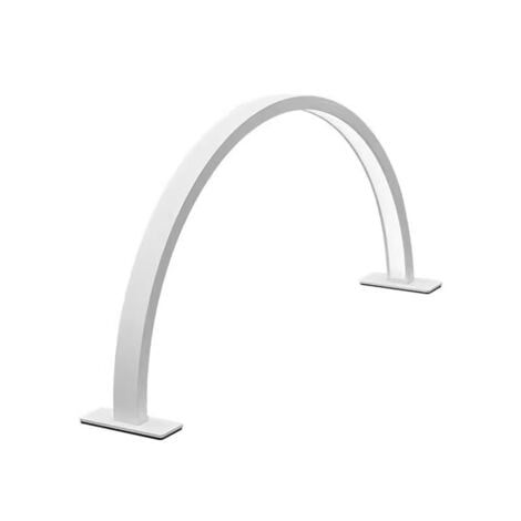 TLILY Lampada da tavolo USB a mezzaluna per unghie, bianca