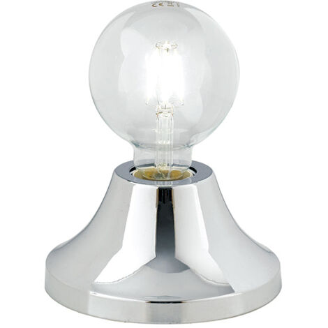 "Lampada da tavolo VESEVUS in metallo cromato"