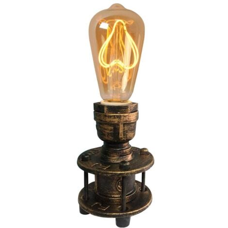 Lampada Lava design vintage rotonda con liquido glitterato arancione A:38cm  idea regalo per feste