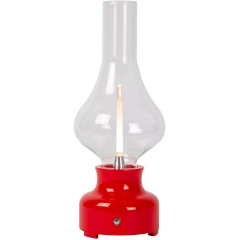 Lampada da tavolo vintage rossa LED 2W Jason Lucide