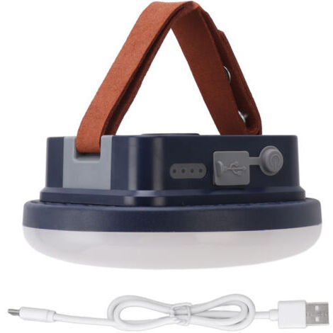 Lampada da tenda magnetica impermeabile IP55, 1600 lm, 8400 mAh, dimmerabile, bicolore, lanterna di emergenza per campeggio.