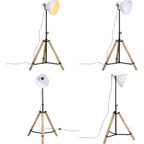 Lampada da Terra 25 W Bianca 75x75x90-150 cm E27 - Illuminazione - Stile industriale