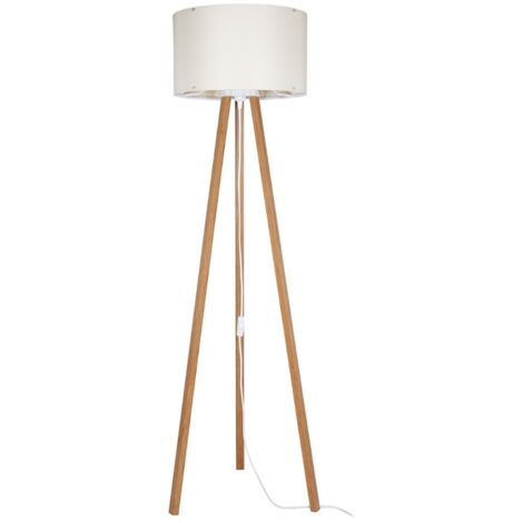Lampada da terra 36x136.5 cm rovere crema